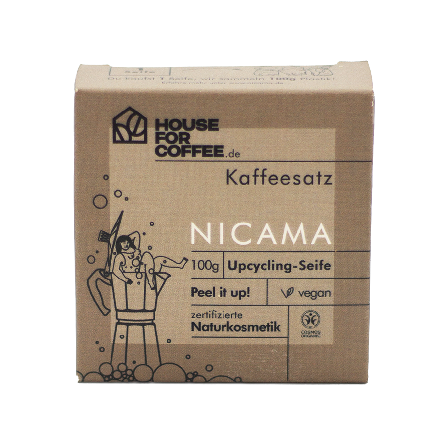 Nicama Kaffeesatz Naturseife