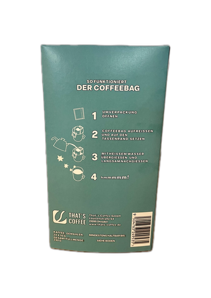 CoffeeBag Kalender Make Coffee NOT War — That's Coffee Dresden