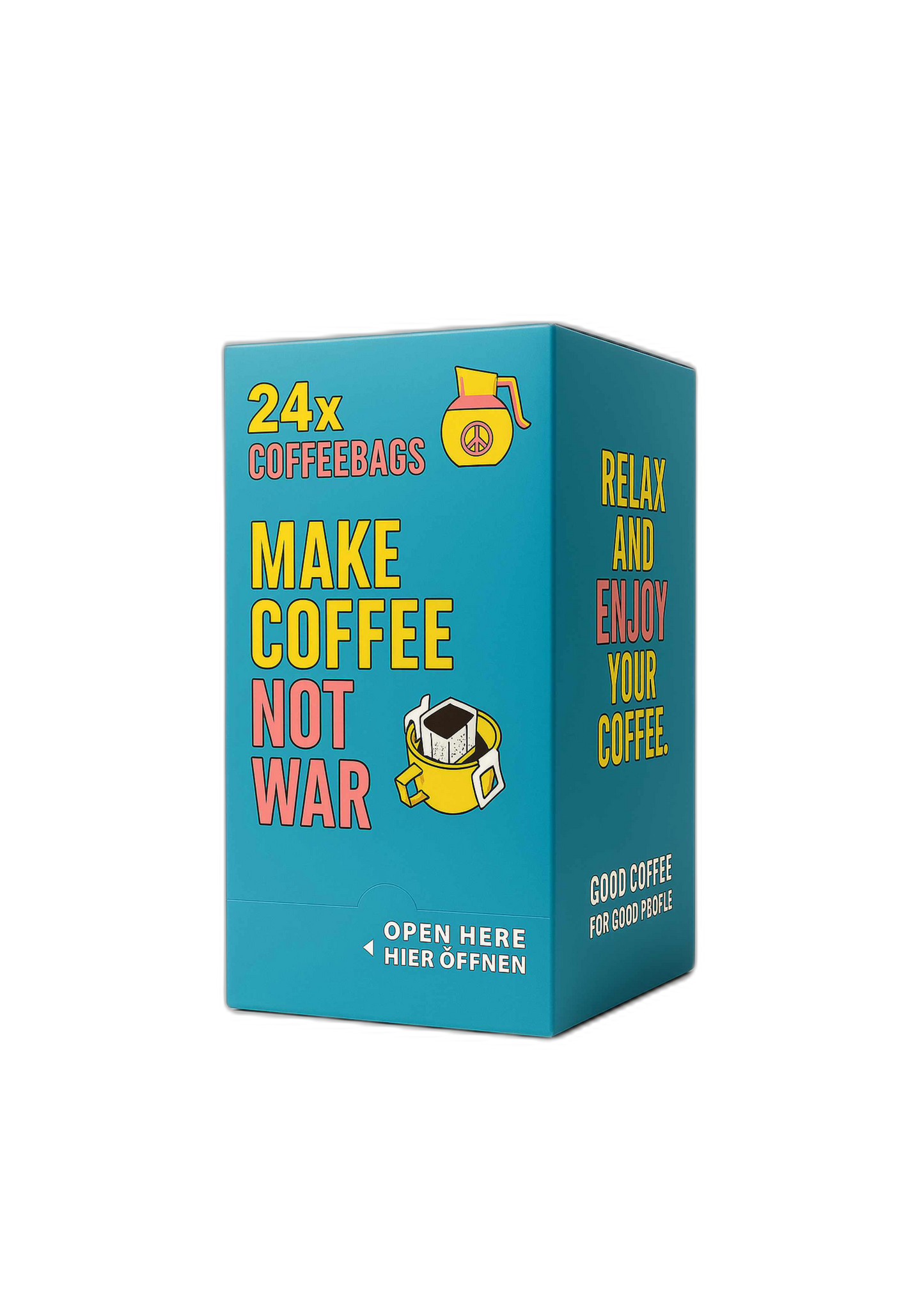 CoffeeBag Kalender Make Coffee NOT War — That's Coffee Dresden