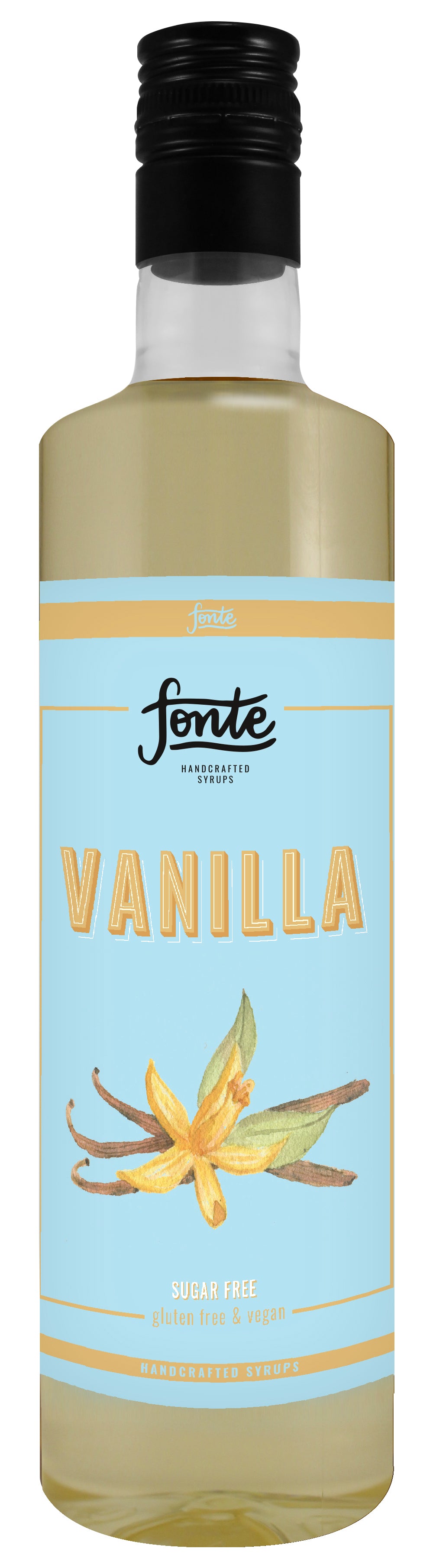 Fonte Vanilla Sirup Zuckerfrei